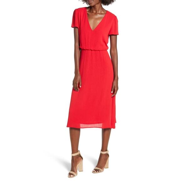 WAYF Coral Midi Dress - Picture 1 of 7